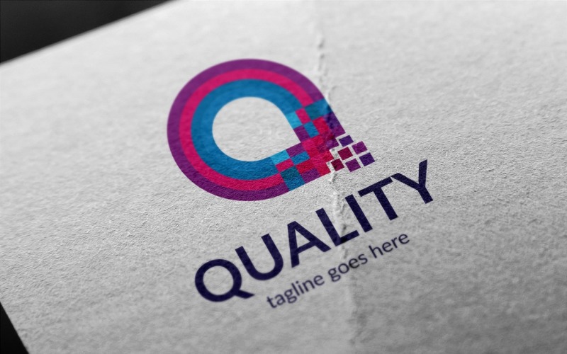 Download Шаблон логотипа "Quality (Letter Q) Logo Template" / Quality (Letter Q) Logo Template - Шаблон логотипа на тему графика brands,buildings,business,company,corporate,creative,circle,letter q,letters,logo,luxury,marketing,modern,objects,popular,professional,quality
