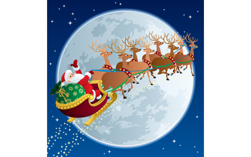 Santa sáně 2 - ilustrace
