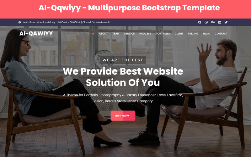 Al-Qawiyy – Többcélú HTML5 céloldalsablon