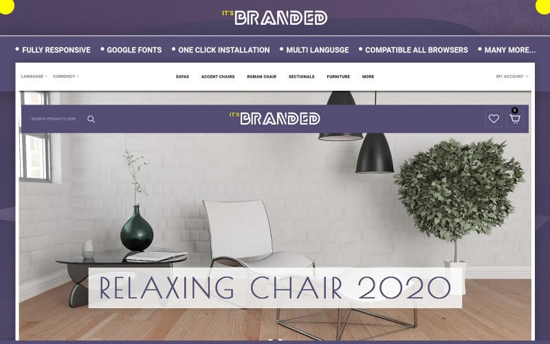 Branded - Furniture Store OpenCart Template