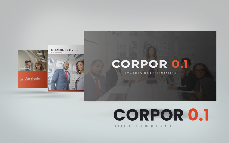 Corpor 0.1 Шаблони Google Slides