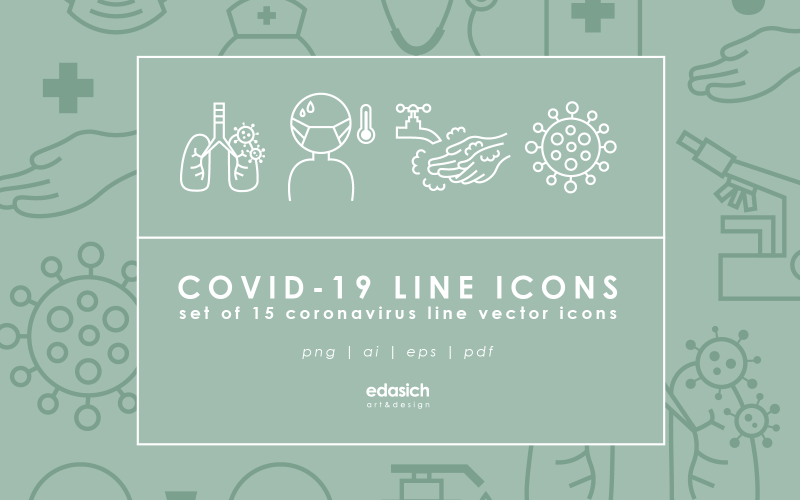 Download Vector "Covid-19  Line Icons Set - Vector Image" / Covid-19  Line Icons Set - Vector Image - Vector на тему графика covid19,icons,icons set,vector,vector icons,health care,coronavirus,vector illustration,vectors set,covid19 icons,coronavirus icons,health icons,medical icons,health care icons,health vectors