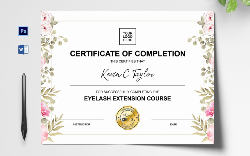 Download Шаблон сертификата "Floral Frame Certificate Template" / Floral Frame Certificate Template - Шаблон сертификата на тему графика certificate,diploma,custom certificate,custom diploma,graduation,school certificate,school diploma,certificate template,diploma template,editable certificate    diploma,customized diploma,dip