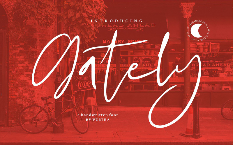 Gately | Ett handskrivet typsnitt