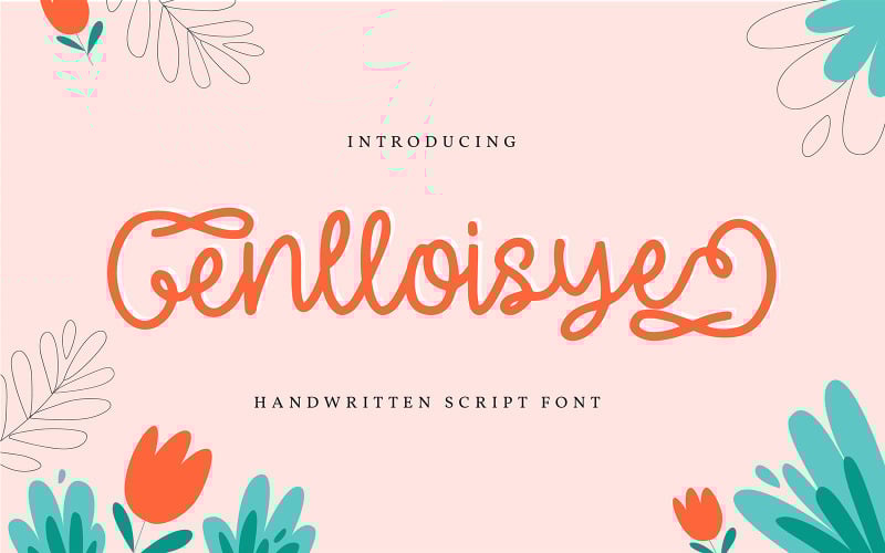 Download Шрифт "Enlloisye | Handwritten Cursive Font" / Enlloisye | Handwritten Cursive Font - Шрифт на тему графика font,alphabet,calligraphy,text,typography,type,abc,handwritten,art,design,drawn,style,hand,symbol,vector,graphic,modern,typeface,letter,sign