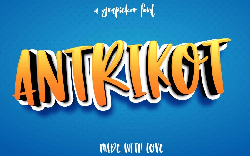 Download Шрифт "Antrikot Font" / Antrikot Font - Шрифт на тему графика font,typeface,stylish,elegant,glyps,branding