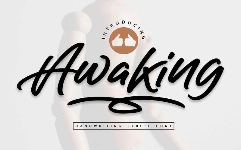 Download Шрифт "Awaking | Handwriting Cursive Font" / Awaking | Handwriting Cursive Font - Шрифт на тему графика typography,font,text,type,vector,design,abc,calligraphy,style,handlettering,script,alphabet,lettering,symbol,typeface,sign,letter,vintage,set,typeset