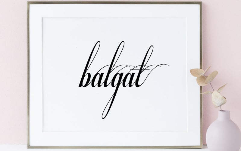 Balgat Lettertype