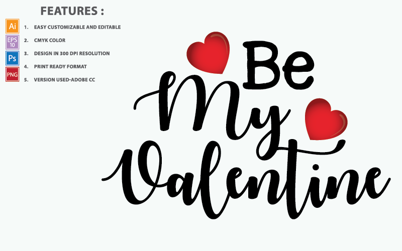 Be My Valentine Cytaty - Ilustracja