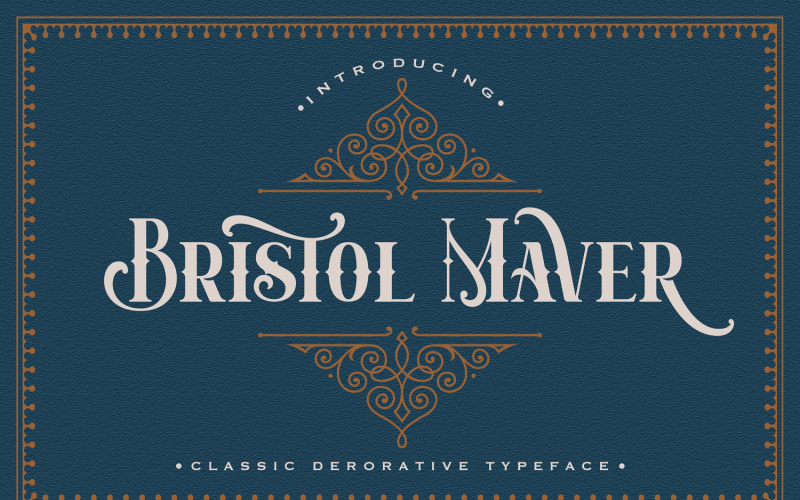 Bristol Maver - Dekorative Schrift