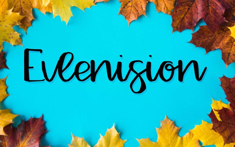 Download Шрифт "Evlenision Font" / Evlenision Font - Шрифт на тему графика font,typeface,stylish,elegant,glyps,branding