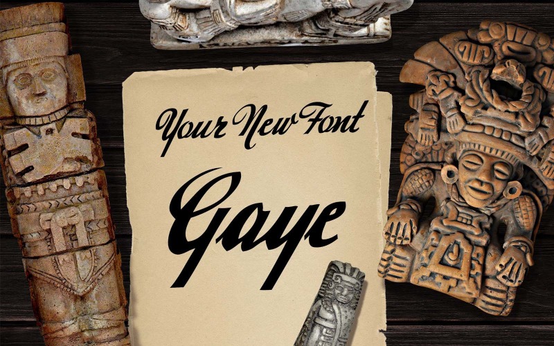 Download Шрифт "Gaye Font" / Gaye Font - Шрифт на тему графика font,typeface,stylish,elegant,glyps,branding
