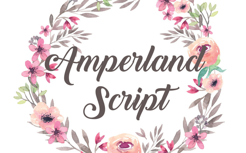 Курсивный шрифт Amperland