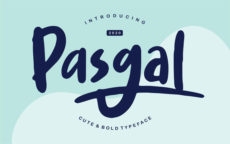 帕斯加尔|可爱和粗体字体