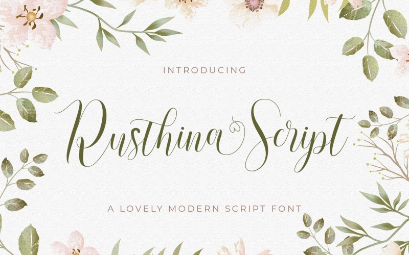 Rusthina - Love Cursive betűtípus