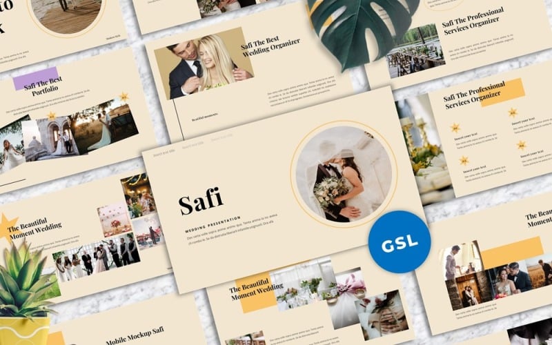 Safi - Google Slides de mariage