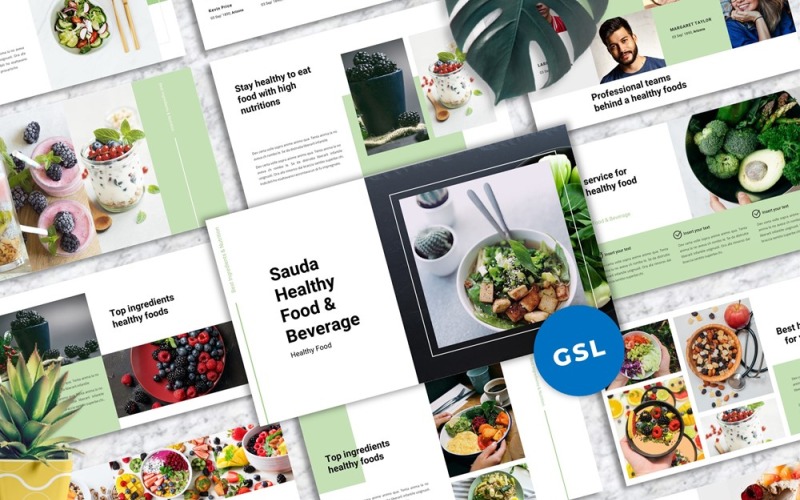 Sauda- Google-dia's voor eten en drinken