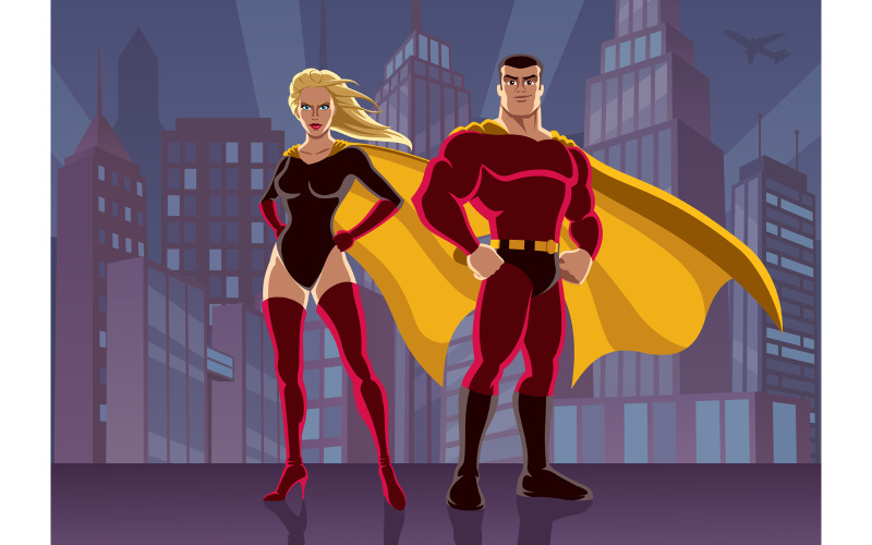 Супергероя пара 2 - ілюстрація