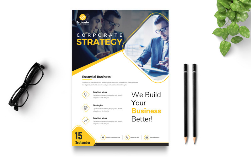 Download Фирменный стиль "Business Flyer - Corporate Identity Template" / Business Flyer - Corporate Identity Template - Фирменный стиль на тему графика business,flyer,template,templates,stationary,promotion,activities,activity,professional,promotions,corporate,poster,online,industry