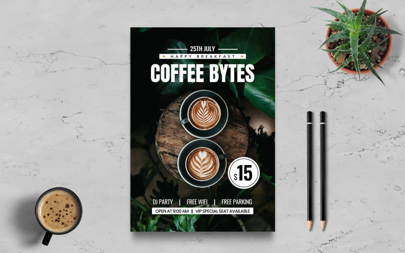Coffee Flyer - Corporate Identity Template