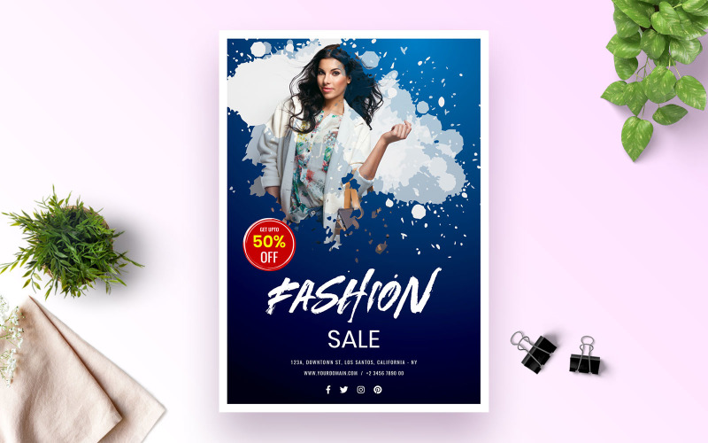 Download Фирменный стиль "Fashion Sale Flyer - Corporate Identity Template" / Fashion Sale Flyer - Corporate Identity Template - Фирменный стиль на тему графика fashion,sale,flyer,template,promotion,promotions,stationary,activities,templates,creative,modern,print,graphic,design,poster