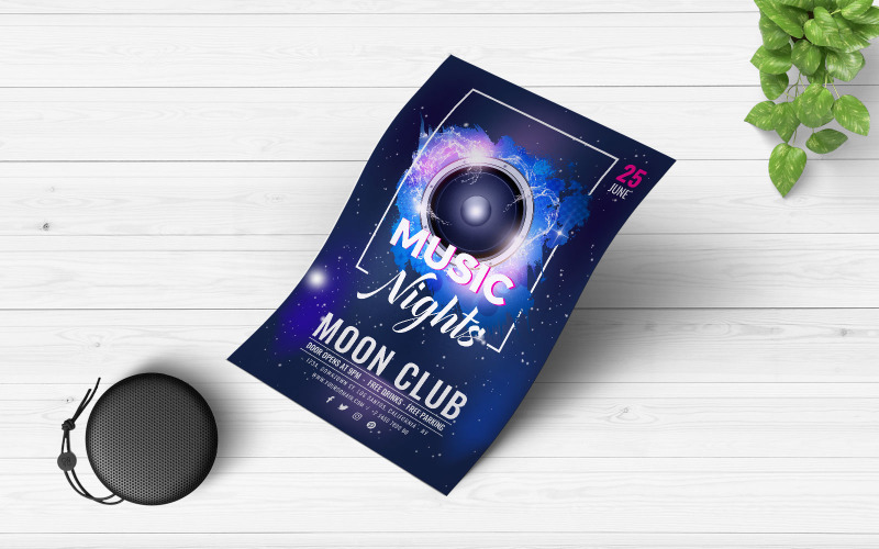 Download Фирменный стиль "Music Party Flyer - Corporate Identity Template" / Music Party Flyer - Corporate Identity Template - Фирменный стиль на тему графика music,party,flyer,template,event,promotion,activities,templates,poster,promotions,celebration,celebrations,dj,graphic,design,designs,photoshop