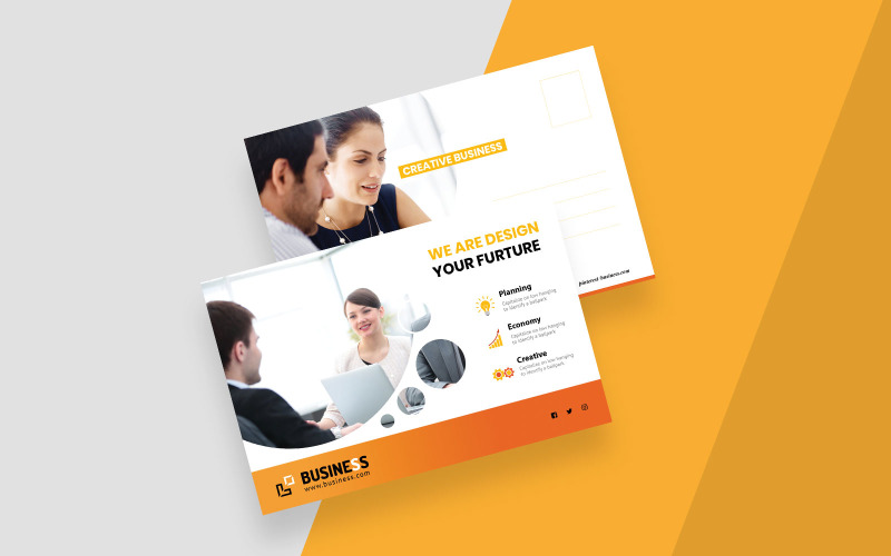 Professional Post Card - Corporate Identity Template
