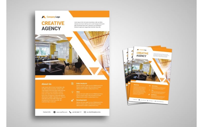 Flyer  Creative Agency - Corporate Identity Template