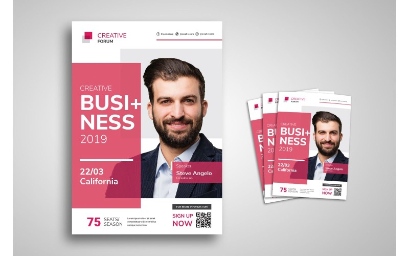 Flyer Creative Business 2019 - Modèle d'identité d'entreprise