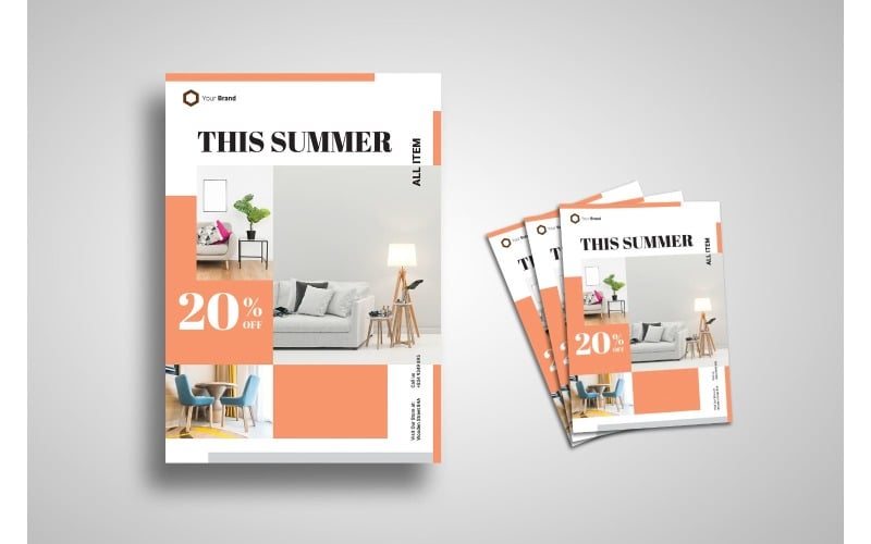 Download Фирменный стиль "Flyer  Decorative Grid Design - Corporate Identity Template" / Flyer  Decorative Grid Design - Corporate Identity Template - Фирменный стиль на тему графика background,banner,brochure,business,decoration,decoration flyer grid design,flyer,flyer design,flyer psd template