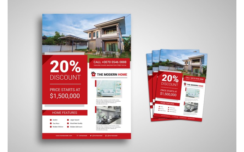 Download Фирменный стиль "Flyer  Modern Home - Corporate Identity Template" / Flyer  Modern Home - Corporate Identity Template - Фирменный стиль на тему графика apartment,architect,architecture,background,construction,cook,decor,decoration,decorative,designer furniture,desk,estate