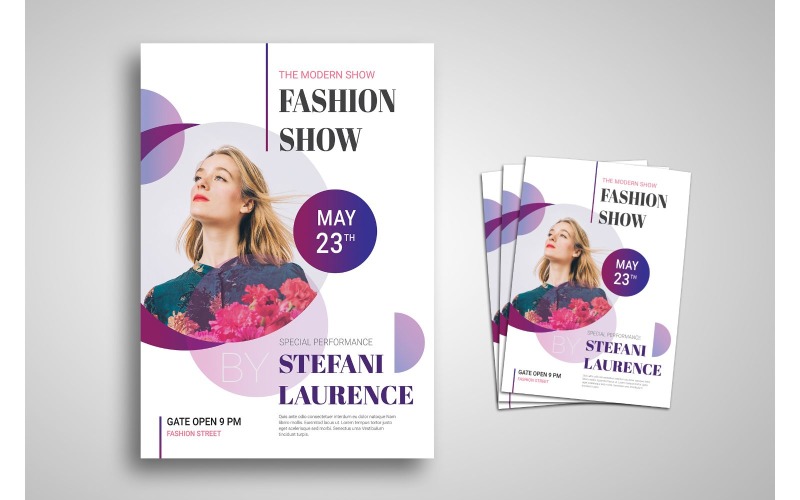 Download Фирменный стиль "Flyer  Special Fashion Show - Corporate Identity Template" / Flyer  Special Fashion Show - Corporate Identity Template - Фирменный стиль на тему графика beauty,branding,brochure,business,collection,corporate,creative,dress,event,fashion,fashion show,flyer,flyer design,flyer psd template