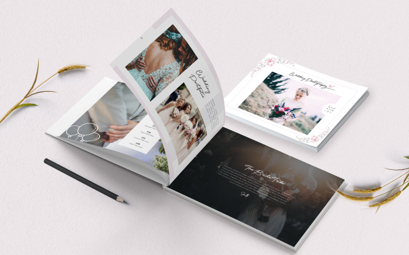 Lookbook de photographie de mariage - Modèle d'identité d'entreprise