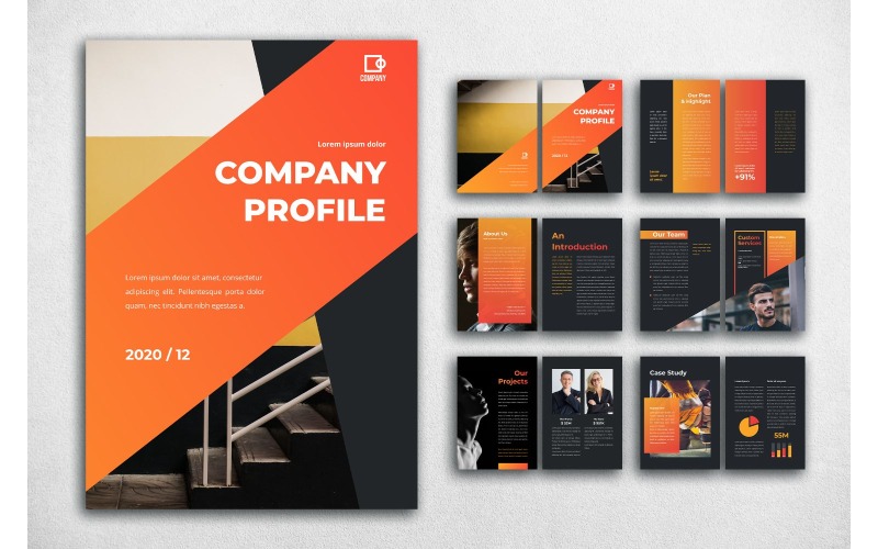 Company Profile Business Plan - Modello di identità aziendale