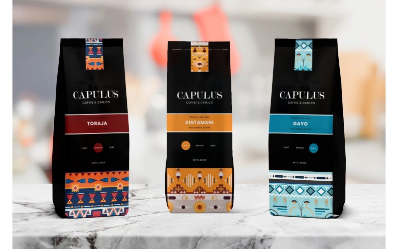 Download Фирменный стиль "Packaging  Capulus Premium Pack - Corporate Identity Template" / Packaging  Capulus Premium Pack - Corporate Identity Template - Фирменный стиль на тему графика adobe illustration,adobe photoshop,advertising,bag,brand,business,cup,mockup,package,packaging,plastic,product,retail,shop,snack,template