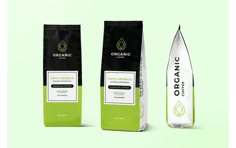 Download Фирменный стиль "Packaging  Gayo Arabica - Corporate Identity Template" / Packaging  Gayo Arabica - Corporate Identity Template - Фирменный стиль на тему графика adobe illustration,adobe photoshop,advertising,bag,brand,business,cup,mockup,package,packaging,plastic,product,retail,shop,snack,template