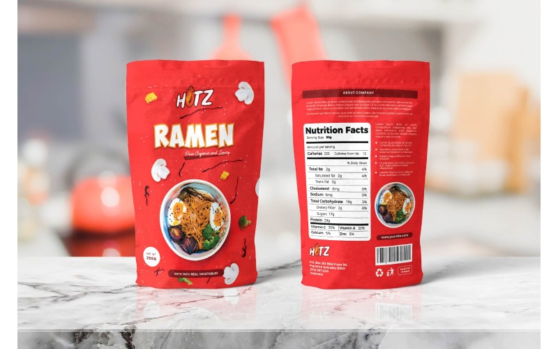 Download Фирменный стиль "Packaging  Ramen - Corporate Identity Template" / Packaging  Ramen - Corporate Identity Template - Фирменный стиль на тему графика adobe illustration,adobe photoshop,advertising,bag,brand,business,cup,mockup,package,packaging,plastic,product,retail,shop,snack,template
