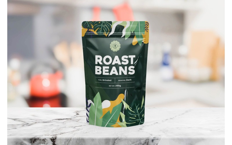 Download Фирменный стиль "Packaging  Roast Beans - Corporate Identity Template" / Packaging  Roast Beans - Corporate Identity Template - Фирменный стиль на тему графика adobe illustration,adobe photoshop,advertising,bag,brand,business,cup,mockup,package,packaging,plastic,product,retail,shop,snack,template