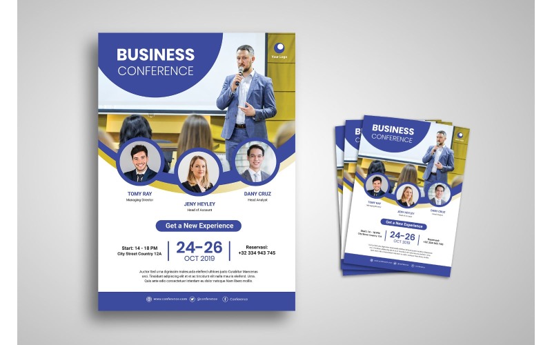Flyer  Business Conference - Corporate Identity Template
