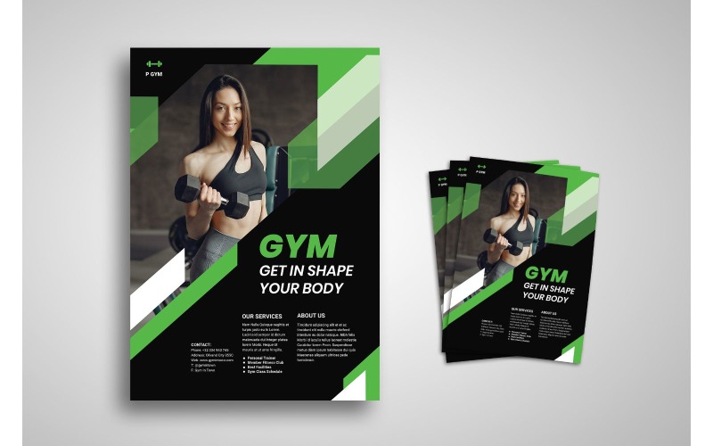 Download Фирменный стиль "Flyer  Fitness - Corporate Identity Template" / Flyer  Fitness - Corporate Identity Template - Фирменный стиль на тему графика brand,business,business casual,business person,businessman,cooperation,corporate,creative,creativity,finance,industry,information,innovation,layout,marketing,network,office,print,professional