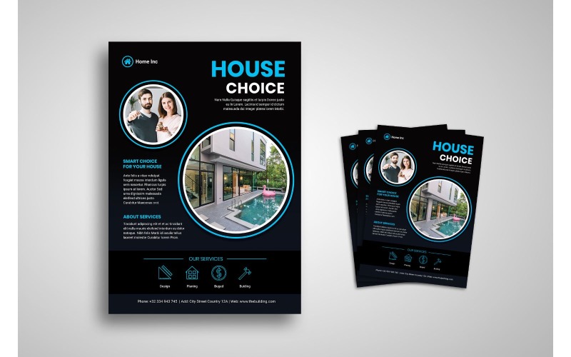 Download Фирменный стиль "Flyer  Home Inc - Corporate Identity Template" / Flyer  Home Inc - Corporate Identity Template - Фирменный стиль на тему графика brand,business,business casual,business person,businessman,cooperation,corporate,creative,creativity,finance,industry,information,innovation,layout,marketing,network,office,print,professional