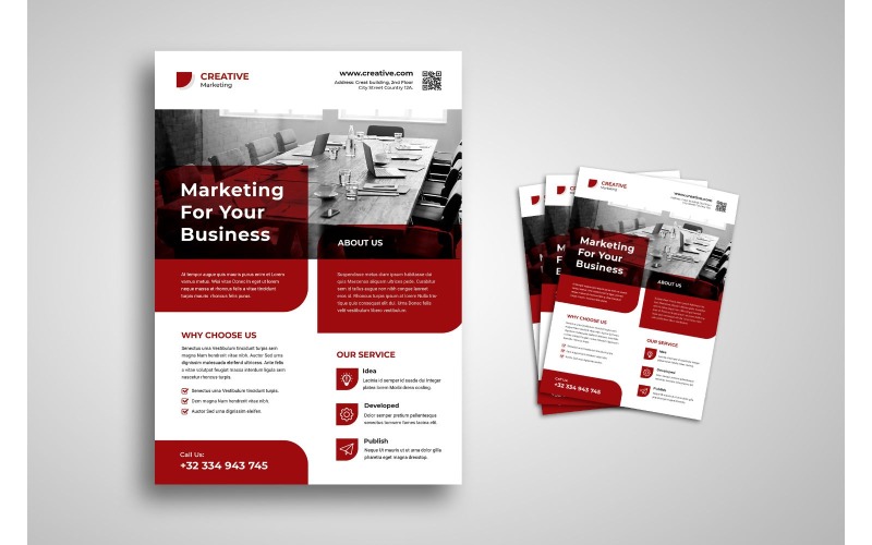 Flyer Marketing Business 2020 - Vállalati-azonosság sablon