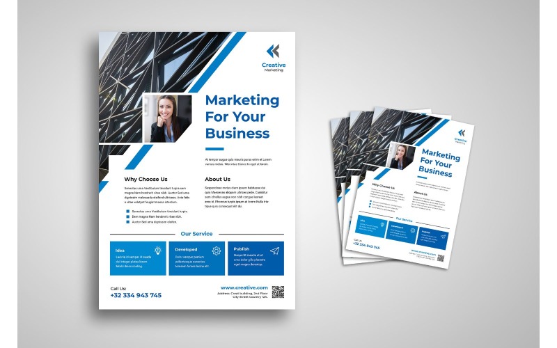 Download Фирменный стиль "Flyer  Marketing Your Business - Corporate Identity Template" / Flyer  Marketing Your Business - Corporate Identity Template - Фирменный стиль на тему графика brand,business,business casual,business person,businessman,cooperation,corporate,creative,creativity,finance,industry,information,innovation,layout,marketing,network,office,print,professional