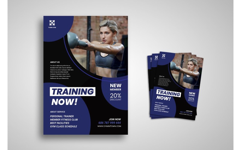 Download Фирменный стиль "Flyer Town Gym - Corporate Identity Template" / Flyer Town Gym - Corporate Identity Template - Фирменный стиль на тему графика brand,business,business casual,business person,businessman,cooperation,corporate,creative,creativity,finance,industry,information,innovation,layout,marketing,network,office,print,professional
