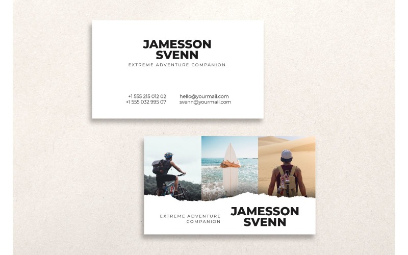 Biglietto da visita Jamesson Sven - Modello di identità aziendale