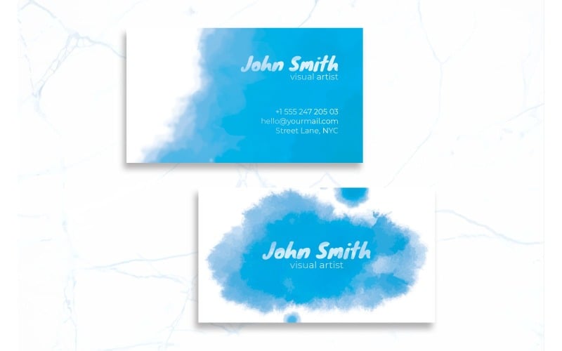 Biglietto da visita John Smith - Modello di identità aziendale