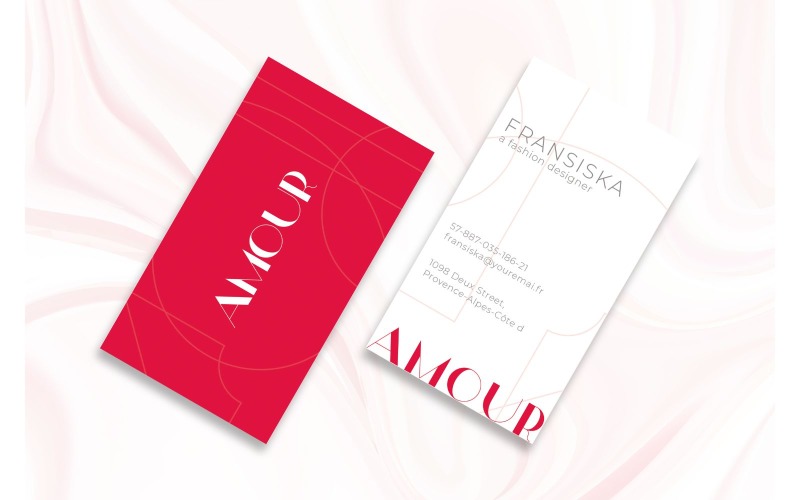 Download Фирменный стиль "Business Card Amour - Corporate Identity Template" / Business Card Amour - Corporate Identity Template - Фирменный стиль на тему графика adobe illustrator,adobe photoshop,branding,business card,companies,contact,identity,information,marketing,name,print,professional,profile,resume,template