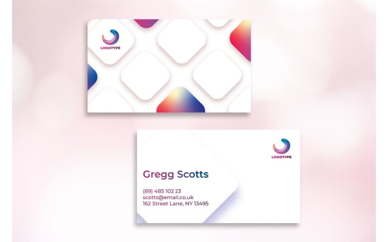 Business Card Gregg Scotts - Corporate Identity Template