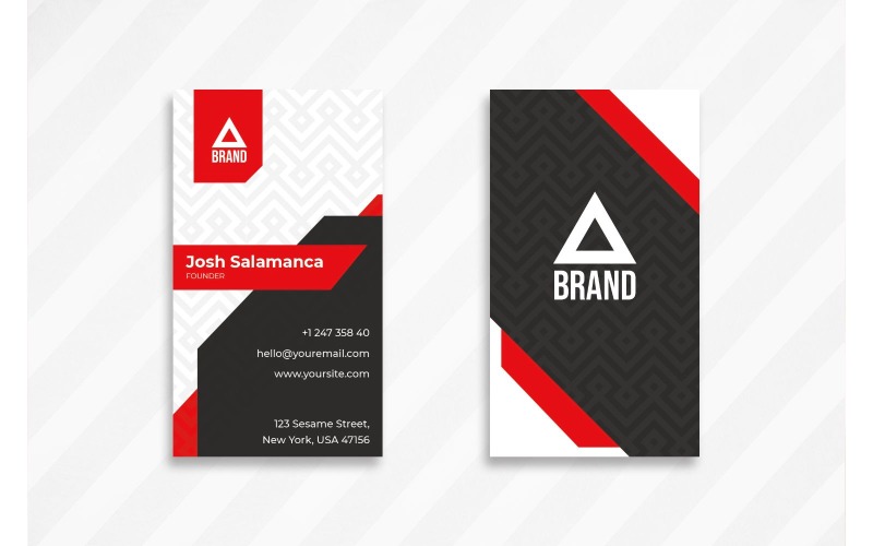 Download Фирменный стиль "Business Card Josh Salamanca - Corporate Identity Template" / Business Card Josh Salamanca - Corporate Identity Template - Фирменный стиль на тему графика adobe illustrator,adobe photoshop,branding,business card,companies,contact,identity,information,marketing,name,print,professional,profile,resume,template