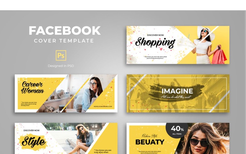 Facebook Shopping - Vállalati-azonosság sablon